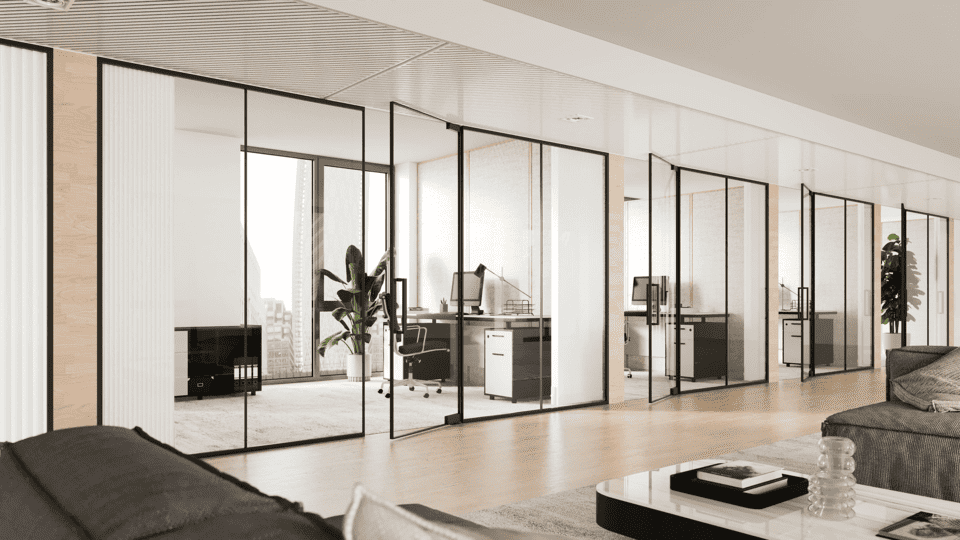 Aluminum and Glass Partitions