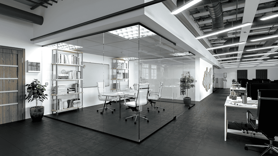 Frameless Glass Partitions