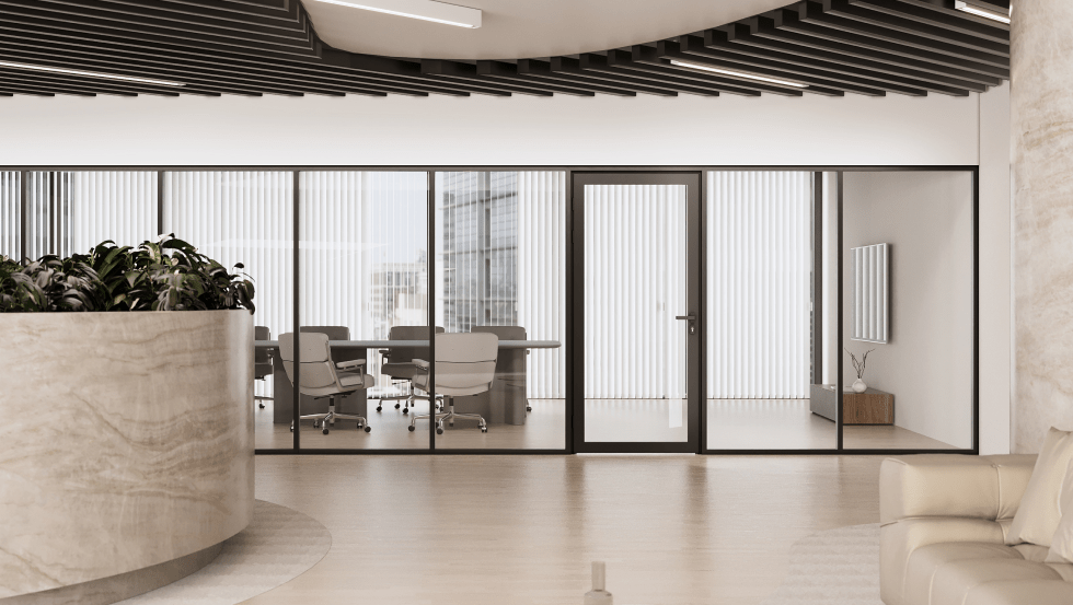 Aluminum Glass Partitions